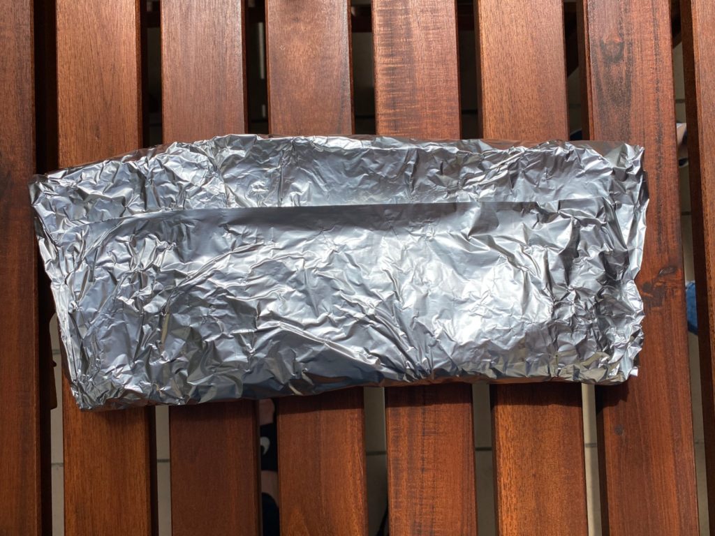 st louis ribs wrapped tightly in foil